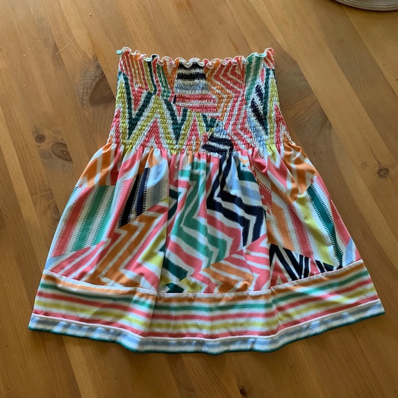 BCBG MaxAzria Babydoll Tube Top - Picture 1 of 5